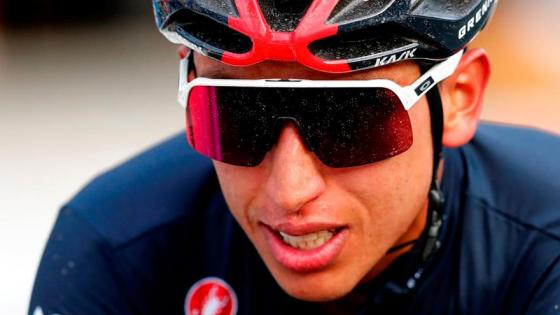 Egan Bernal, primer colombiano en el podio de la Strade Bianche