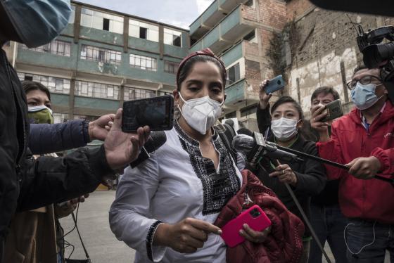 Captura de la expresidenta Jeanine Áñez, de Bolivia