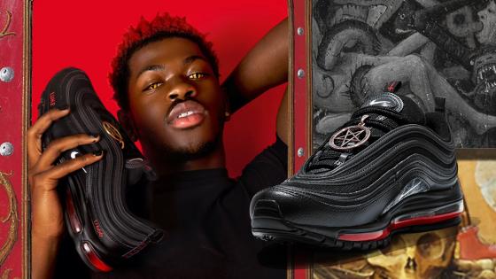 Rapero Lil Nas X lanzó unos tenis inspirados en Satanás Rapero Lil Nas X lanzó unos tenis inspirados en Satanás