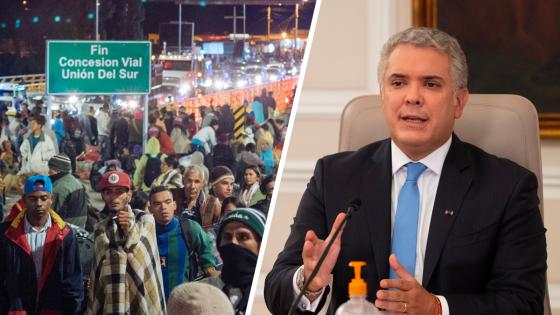 Duque pide garantías para atender crisis migratoria de Venezuela Duque pide garantías para atender crisis migratoria de Venezuela