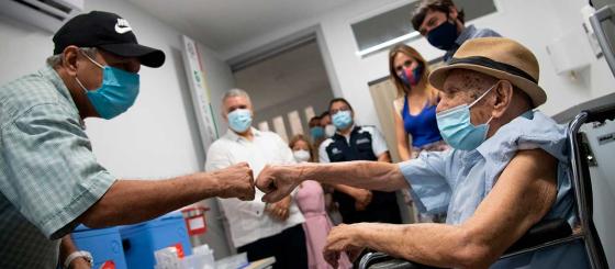 Colombia llegó al millón de vacunados contra el Covid-19