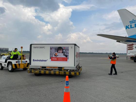 Ya llegaron a Colombia las 958 mil vacunas de Sinovac Ya llegaron a Colombia las 958 mil vacunas de Sinovac