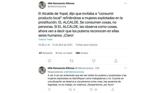 Alcalde de Yopal sobre prostitución