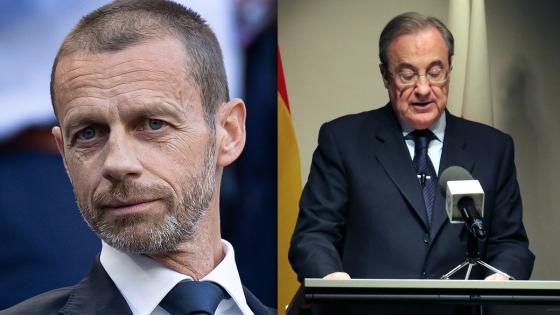 Aleksander Ceferin y Florentino Pérez Aleksander Ceferin y Florentino Pérez