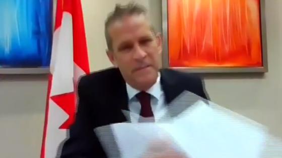 Embajador de Canadá en Colombia estalló de ira en evento con Duque Embajador de Canadá en Colombia estalló de ira en evento con Duque