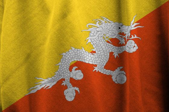 Bandera del Reino de Bután Bandera del Reino de Bután