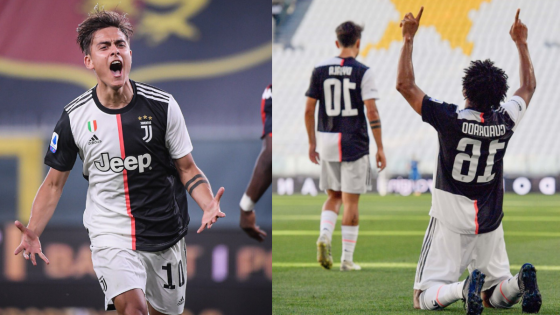 Paulo Dybala y Juan Guillermo Cuadrado Paulo Dybala y Juan Guillermo Cuadrado