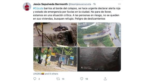 Inundaciones en Cúcuta