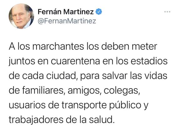 Opinión Fernán Martínez sobre el Paro Nacional