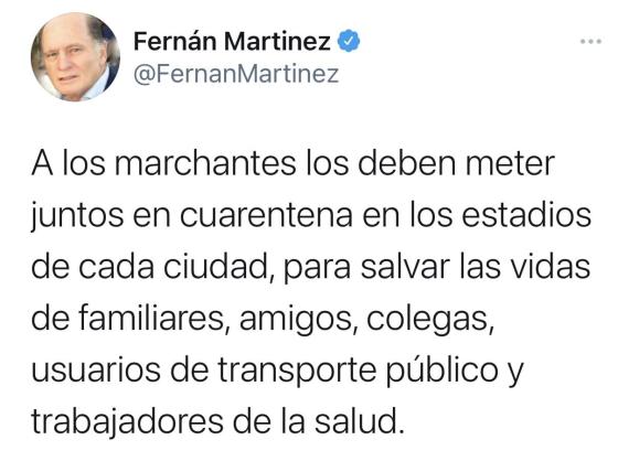 Opinión Fernán Martínez sobre el Paro Nacional Opinión Fernán Martínez sobre el Paro Nacional