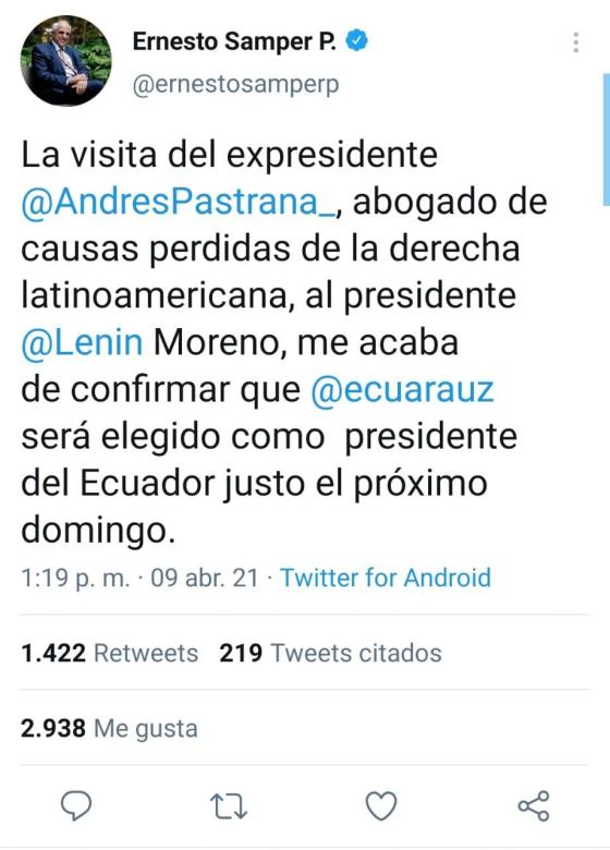 Pelea entre Andrés Pastrana y Ernesto Samper Pelea entre Andrés Pastrana y Ernesto Samper
