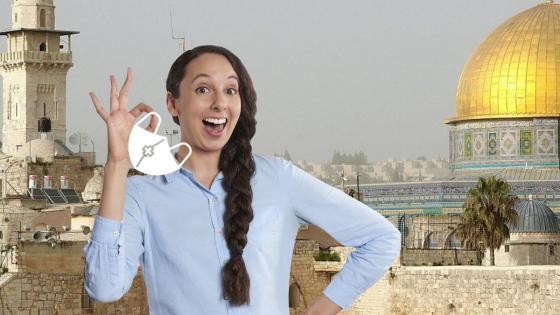 Uso de mascarilla en Israel