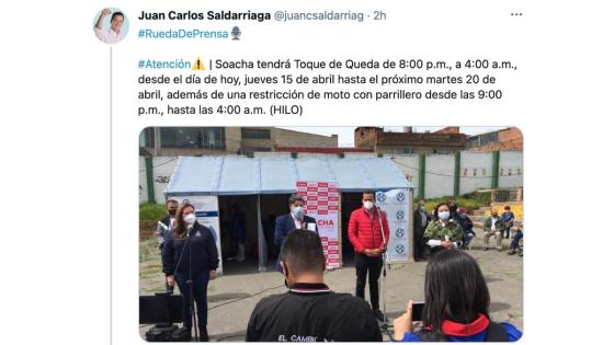 Toque de queda en Soacha