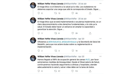 Ocupación UCI Medellín Ocupación UCI Medellín