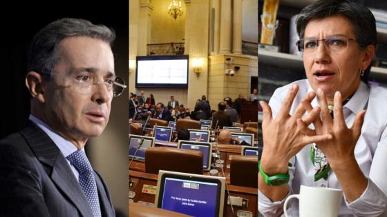 Congresistas de oposición reaccionan a propuesta de Uribe a Claudia Lópe