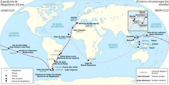 Magallanes y su estrecho - Primer cruce del mismo 1 Magallanes y su estrecho - Primer cruce del mismo 1