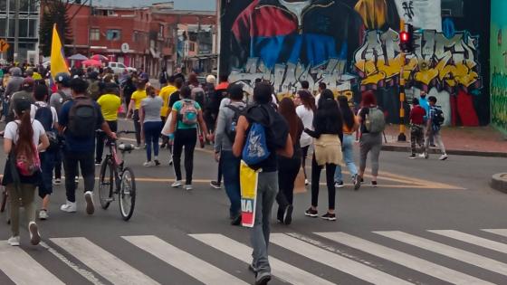 Bloqueos en Bogotá