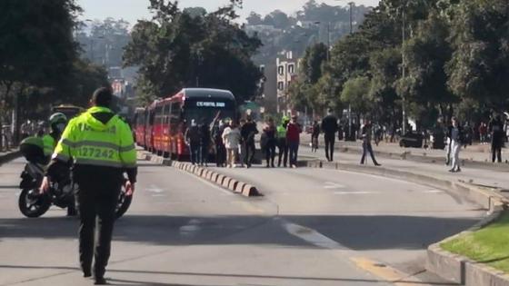 Bloqueos en TransMilenio