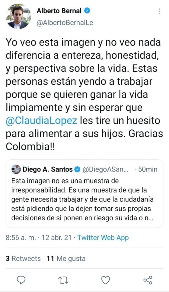 críticas a Claudia López