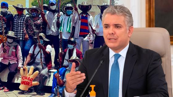 Minga indígena - Duque Minga indígena - Duque