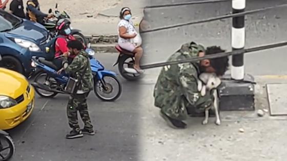 Conmovedor video de un rapero y su perrita en Barranquilla