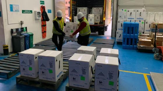 Llegó a Colombia nuevo cargamento de vacunas de Pfizer Llegó a Colombia nuevo cargamento de vacunas de Pfizer