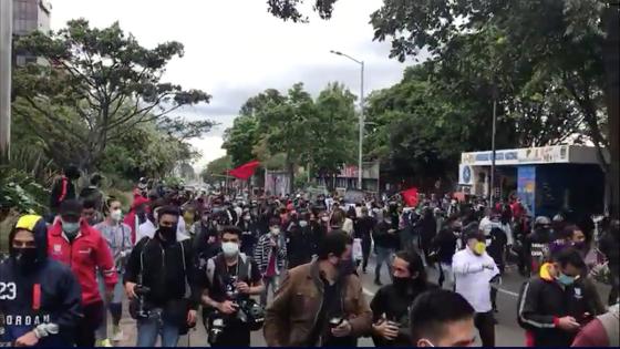 Protestas en Bogotá