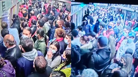 Aglomeraciones en TransMilenio