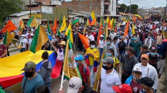 Campesinos del Catatumbo se unen a las marchas del paro nacional