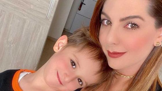Carolina Cruz y su hijo Matías Carolina Cruz y su hijo Matías