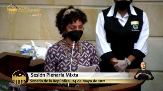 Familiares de jóvenes asesinados en el paro hablaron en el Senado Familiares de jóvenes asesinados en el paro hablaron en el Senado