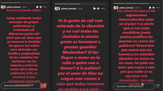 Instagram Stories Yeison Jiménez