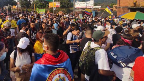 Manifestaciones en Bogotá