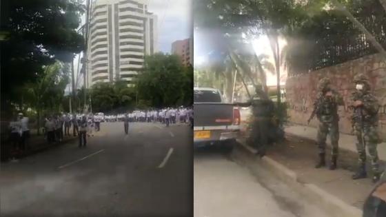 Habitantes del oeste de Cali piden que cese la violencia Habitantes del oeste de Cali piden que cese la violencia