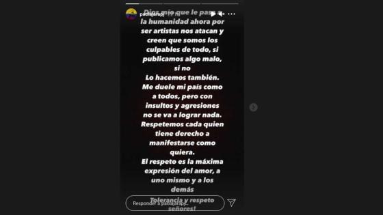 Mensaje de Paola Jara Mensaje de Paola Jara