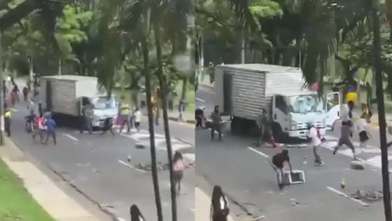 Hombres de civil armados en Cali si eran policías Hombres de civil armados en Cali si eran policías