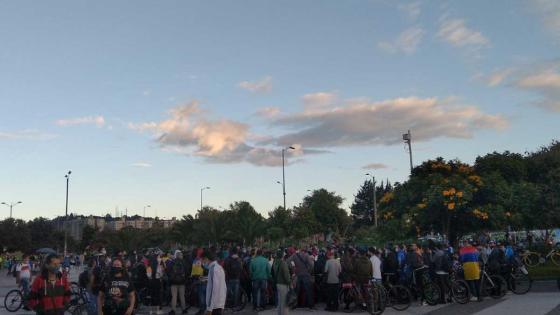 Manifestaciones en Portal Suba