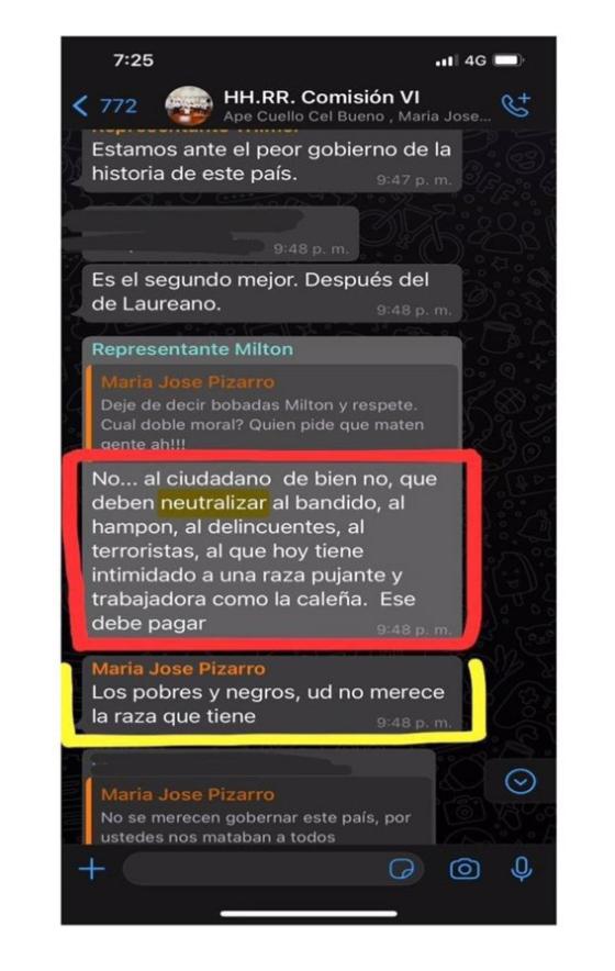 Chat Comisión VI