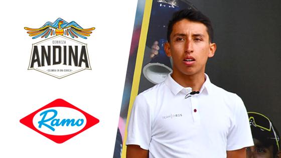 Marcas que que apoyan a Egan Bernal