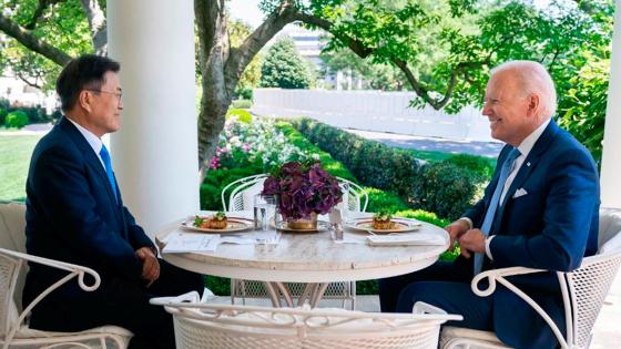 Los presidentes de Estados Unidos y Corea del Norte se reunieron en la Casa Blanca Los presidentes de Estados Unidos y Corea del Norte se reunieron en la Casa Blanca