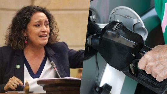 Angélica Lozano responde a críticas por sobretasa a la gasolina Angélica Lozano responde a críticas por sobretasa a la gasolina