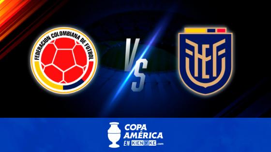 ¿A qué hora juega Colombia vs. Ecuador en la Copa América?