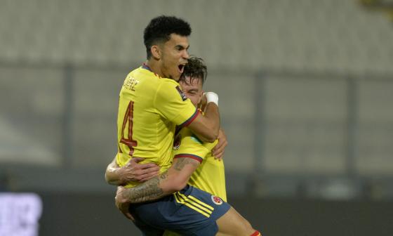 Repertorio de goles de Colombia vs. Perú en Eliminatorias