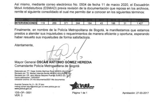 Informe Policía Informe Policía