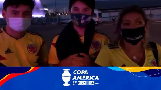 Familia colombiana copa América Familia colombiana copa América