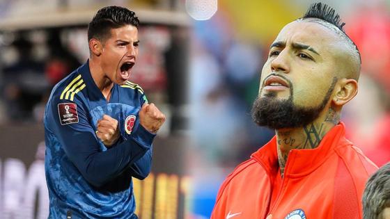 James Rodríguez y Arturo Vidal, una amistad con memes