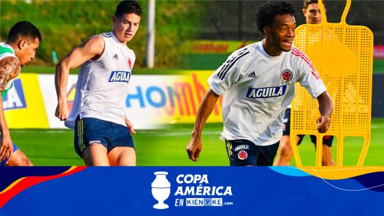 James Rodríguez y Juan Cuadrado