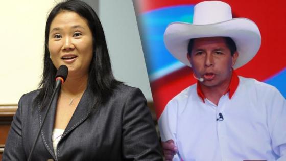 Pedro Castillo supera a Keiko Fujimori Pedro Castillo supera a Keiko Fujimori