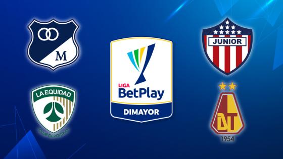 Semifinales de la Liga BetPlay 2021-I: Junior, Millonarios, La Equidad y Tolima