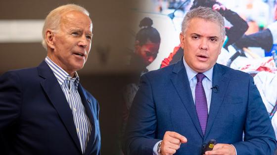 Llamada entre Biden y Duque Llamada entre Biden y Duque
